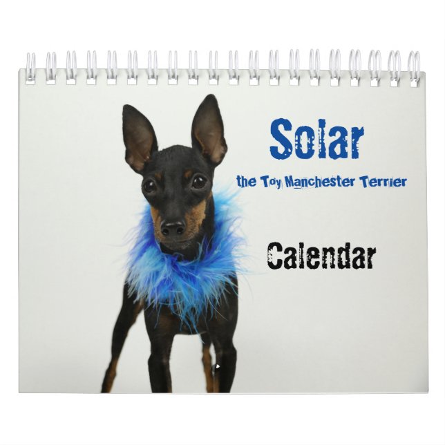 Calendário Manchester Terrier Small Calendar (Capa)