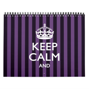 Calendário Mantenha a personalização mensal CALM o seu text