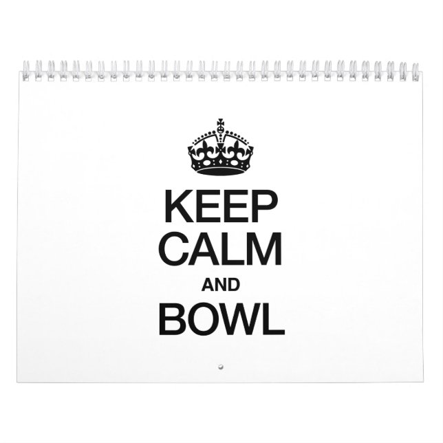 CALENDÁRIO MANTENHA CALMA E BOWL (Capa)
