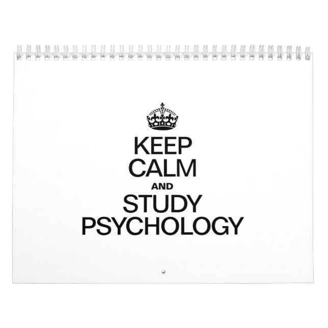 CALENDÁRIO MANTER A CALMA E ESTUDAR A PSICOLOGIA (Capa)