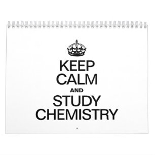 CALENDÁRIO MANTER A CALMA E ESTUDAR A QUÍMICA