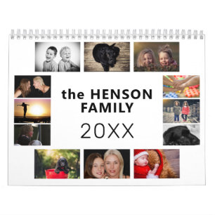 Calendário Manutenção de Texto de Fotos Mensais do Calendá