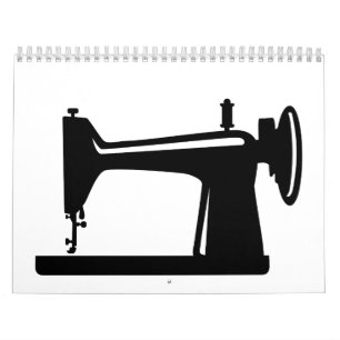 Calendário Máquina de costura