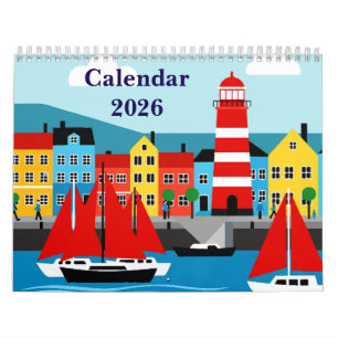 Calendário Mar e praia