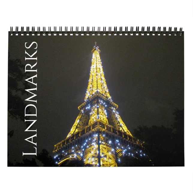 Calendário maravilhas do mundo 2026 (Capa)