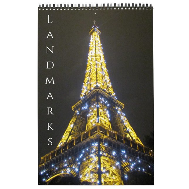 Calendário maravilhas do mundo 2026 (Capa)