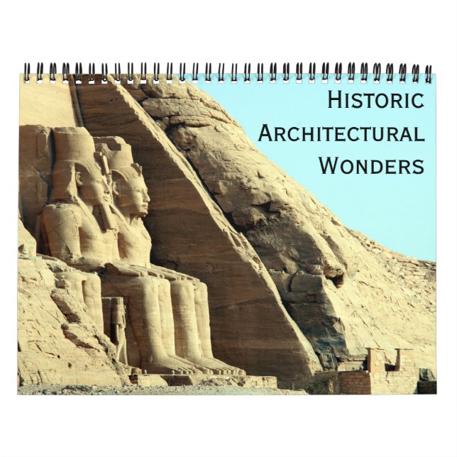 Calendário maravilhas históricas 2026 (Capa)