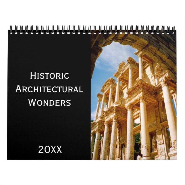 Calendário maravilhas históricas 2027 (Capa)