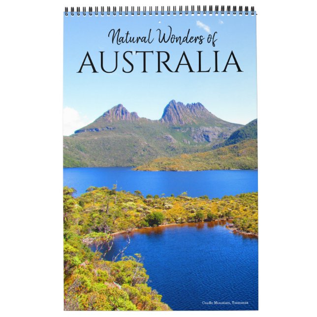 Calendário maravilhas naturais austrália 2025 (Capa)
