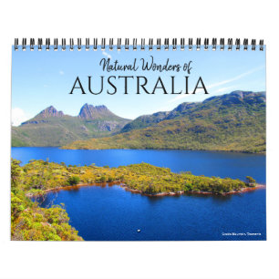 Calendário maravilhas naturais da austrália 2027 (com locais)