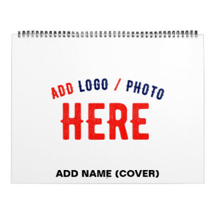 CALENDÁRIO MARCA VERIFICADA BRANCA PERSONALIZÁVEL MODERNA