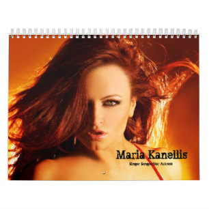 Calendário Maria Kanellis, cantor/compositor/calendário da