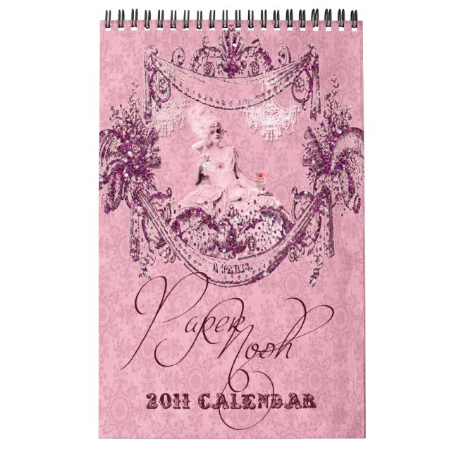 Calendário Marie Antoinette 2011 (Capa)