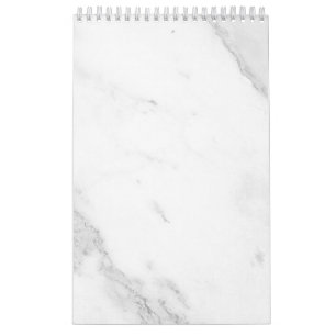 Calendário Mármore Branco