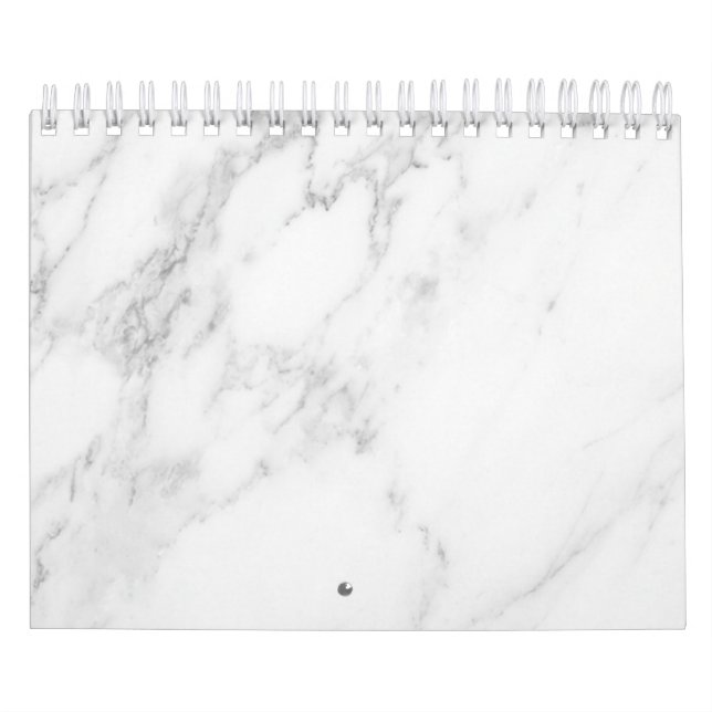 Calendário Mármore Branco (Capa)