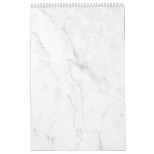 Calendário Mármore Branco