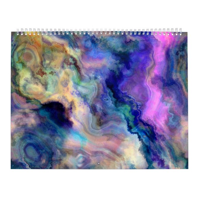 Calendário Mármore colorido (Capa)
