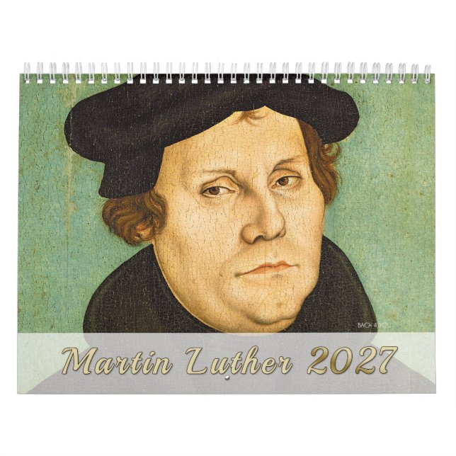 Calendário Martin Luther: Retratos, Vida, Monumentos 2027 (Capa)