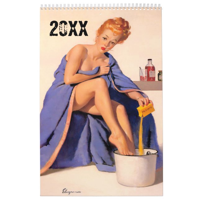 Calendário masculino da FUNNY editável para 2016 (Capa)