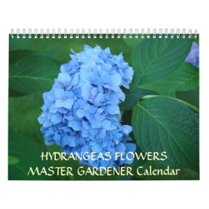 Calendário MASTER GARDENER Hortênsias Flores