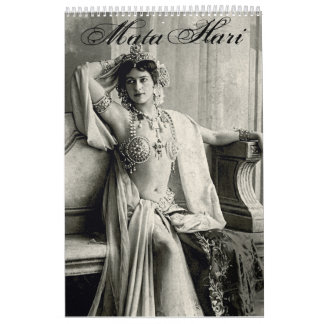 Calendário Mata Hari – Vintage