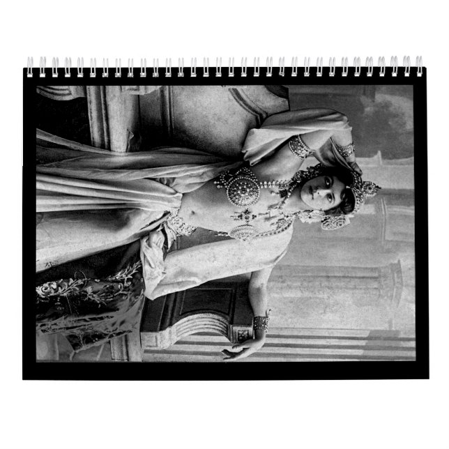 Calendário Mata Hari – Vintage  (Verso)