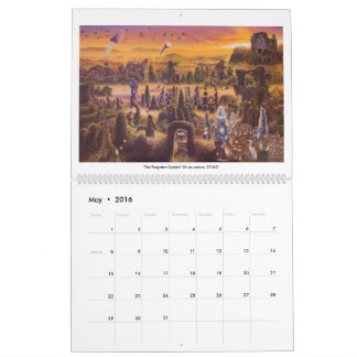 Calendário McCarthy-Surrealismo de James e a paisagem 2016