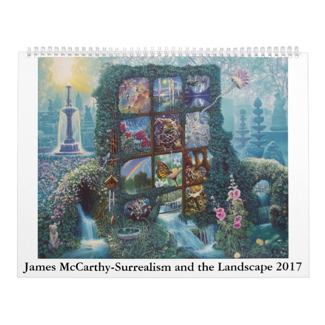 Calendário McCarthy-Surrealismo de James e a paisagem 2017 (Capa)