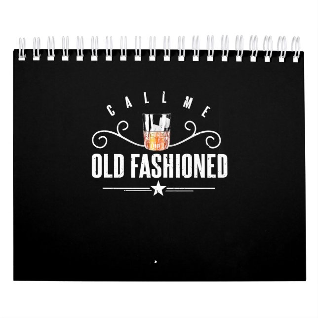 Calendário Me Chame De Uísque Engraçado E Burbon (Capa)