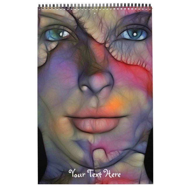 Calendário Medina Face - Arte Digital - Modelo (Capa)