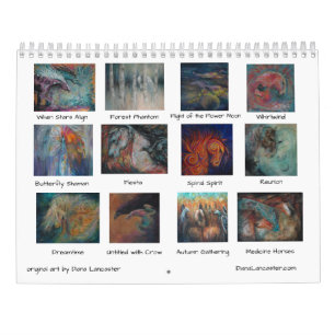 Calendário médio de duas páginas, branco