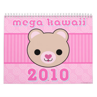 Calendário mega de Kawaii 2010