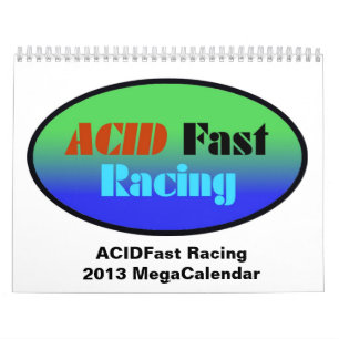 Calendário MegaCalendar 2013 de competência ACIDFast