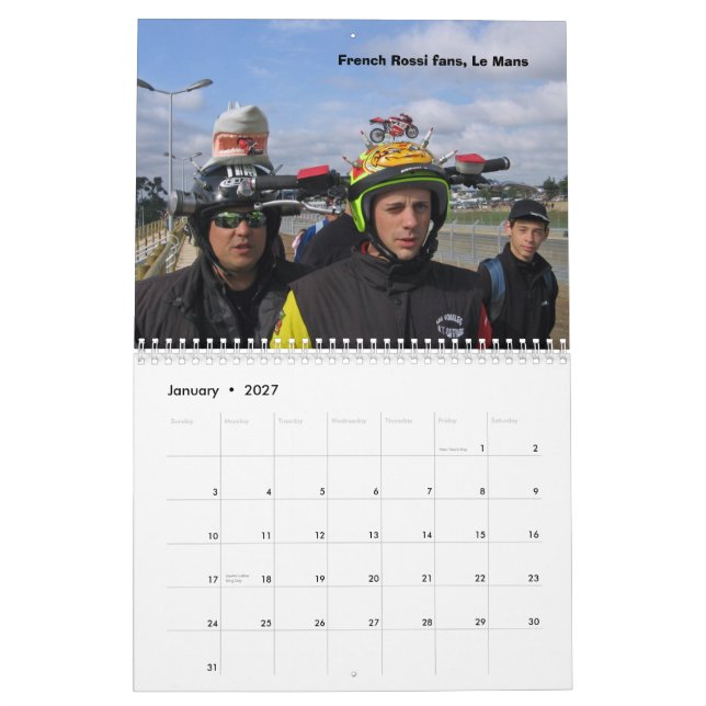 Calendário MegaCalendar 2013 de competência ACIDFast (Jan 2027)