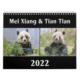 Calendário Mei Xiang & Tian Tian 2022