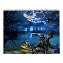 Melhor design de calender para o halloween e a oca