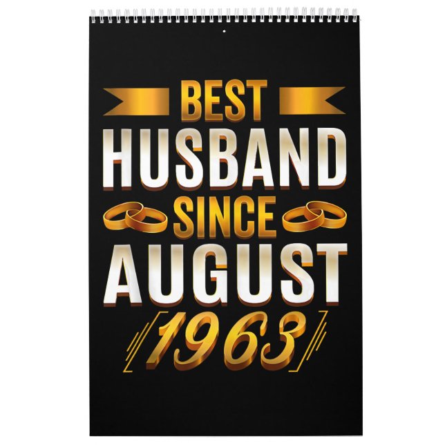 Calendário Melhor Marido desde agosto de 1963 57.º Aniversári (Capa)