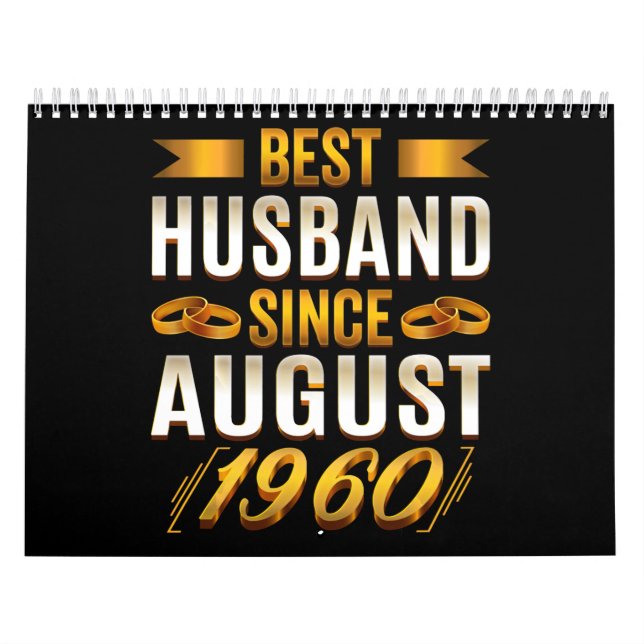 Calendário Melhor Marido desde o Engraçado 60 de agosto (Capa)