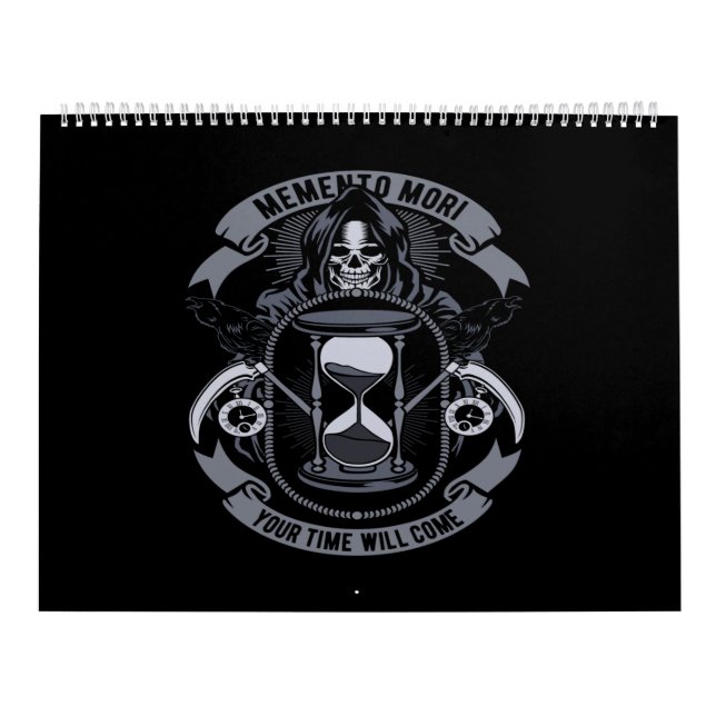 Calendário memento mori your time will come (Capa)