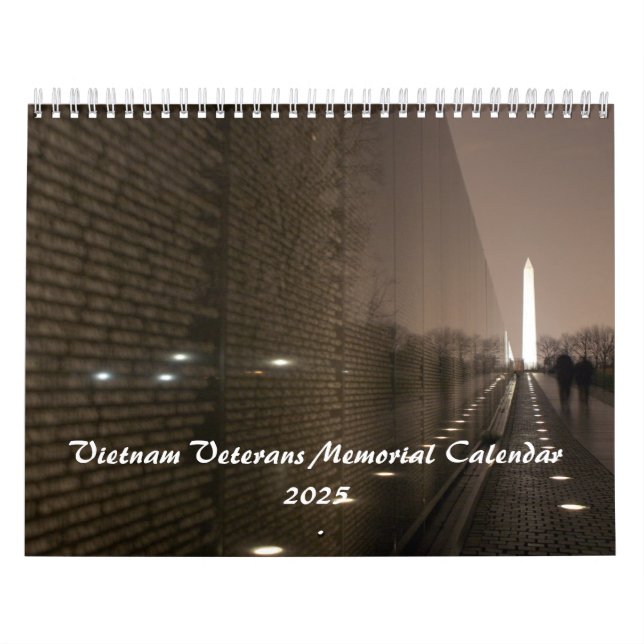Calendário Memorial 2025 dos Veteranos do Vietnã (Capa)