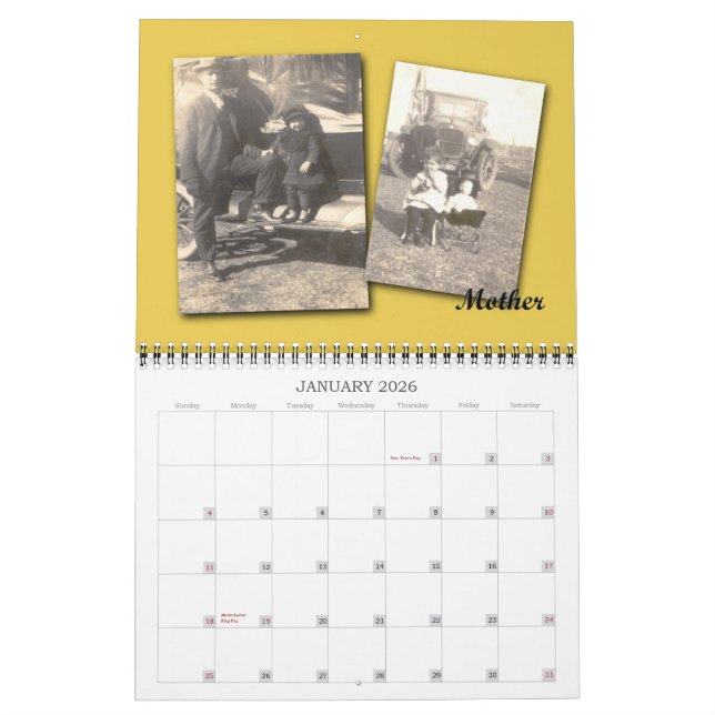 Calendário Memórias da família Clifton 09 (Jan 2026)