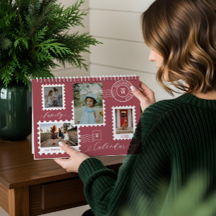 Calendário Memórias de Fotografias Familiares Entrega Diári