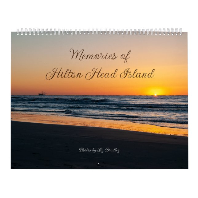 Calendário Memories of Hilton Head Island Calendar (Capa)