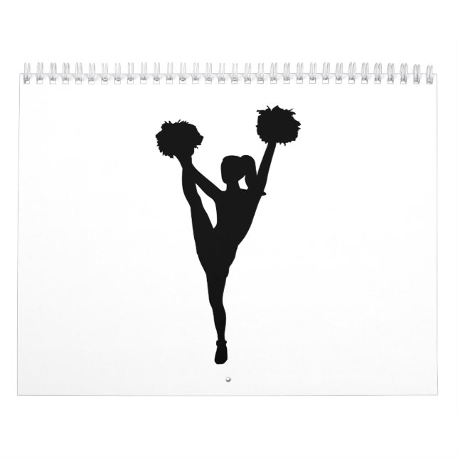 Calendário Menina do cheerleader da dança (Capa)