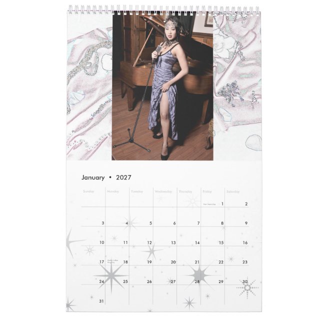 Calendário Meninas do balanço 2010 (Jan 2027)