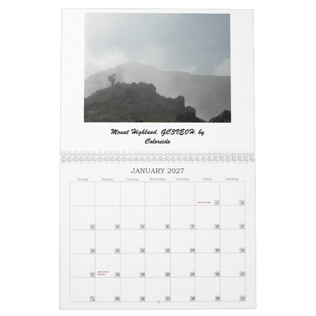 Calendário mensal de GeocacheAlaska 2013 (Jan 2027)