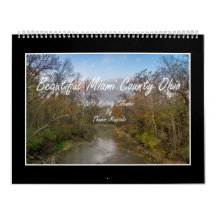 Calendário mensal do Condado de Miami Ohio 2018