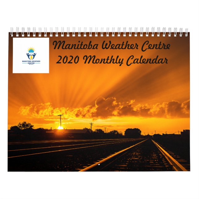 Calendário Mensal do Manitoba Weather Center 2020 (Capa)