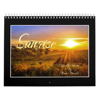 Calendário Mensal do Nascer do Sol Por Thomas Minu