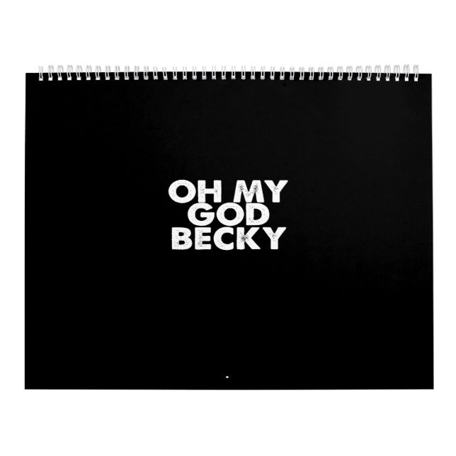 Calendário Meu Deus Becky (Capa)